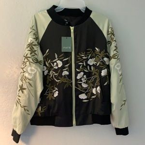NWT Fun Fate bomber jacket!  Size medium